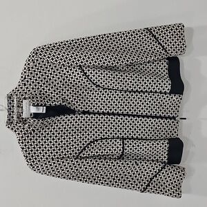 Liz Claiborne, Tweed Black & White Blazer Size 10,
